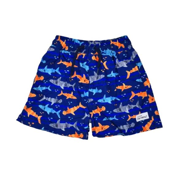 Boys UPF50+ Wesley Swim Trunks with Mesh Liner - Sharks - Picture 1 of 1